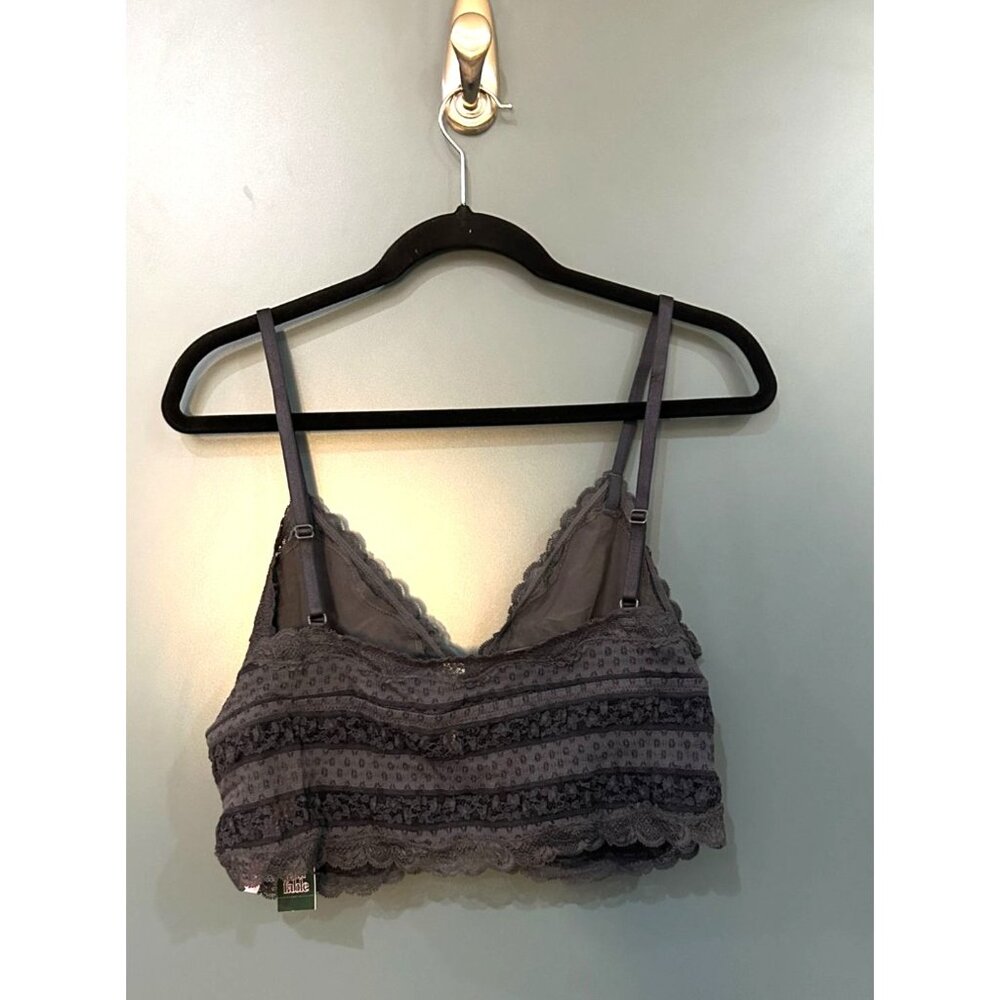 NWT Women's Bubble Lace Cropped Cami - Wild Fable Steel Gray XL - Picture 5 of 5
